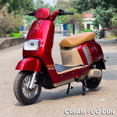 Xe Máy Điện Yaka Cream 11 xe dien cream