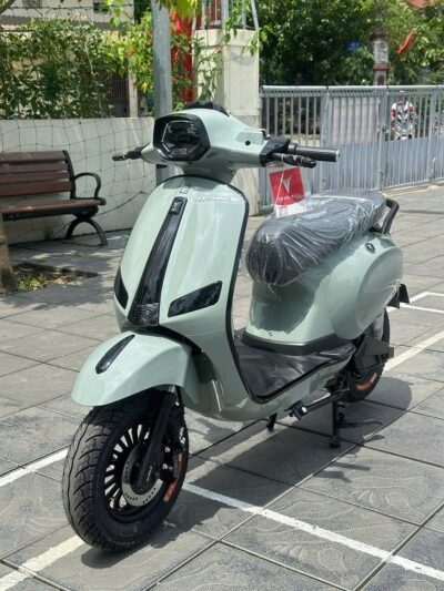 Xe Máy Điện Yaka Lavia GX Màu Xám Xi Măng