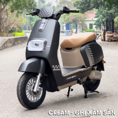 Xe Máy Điện Yaka Cream 18 xe dien yaka cream 1